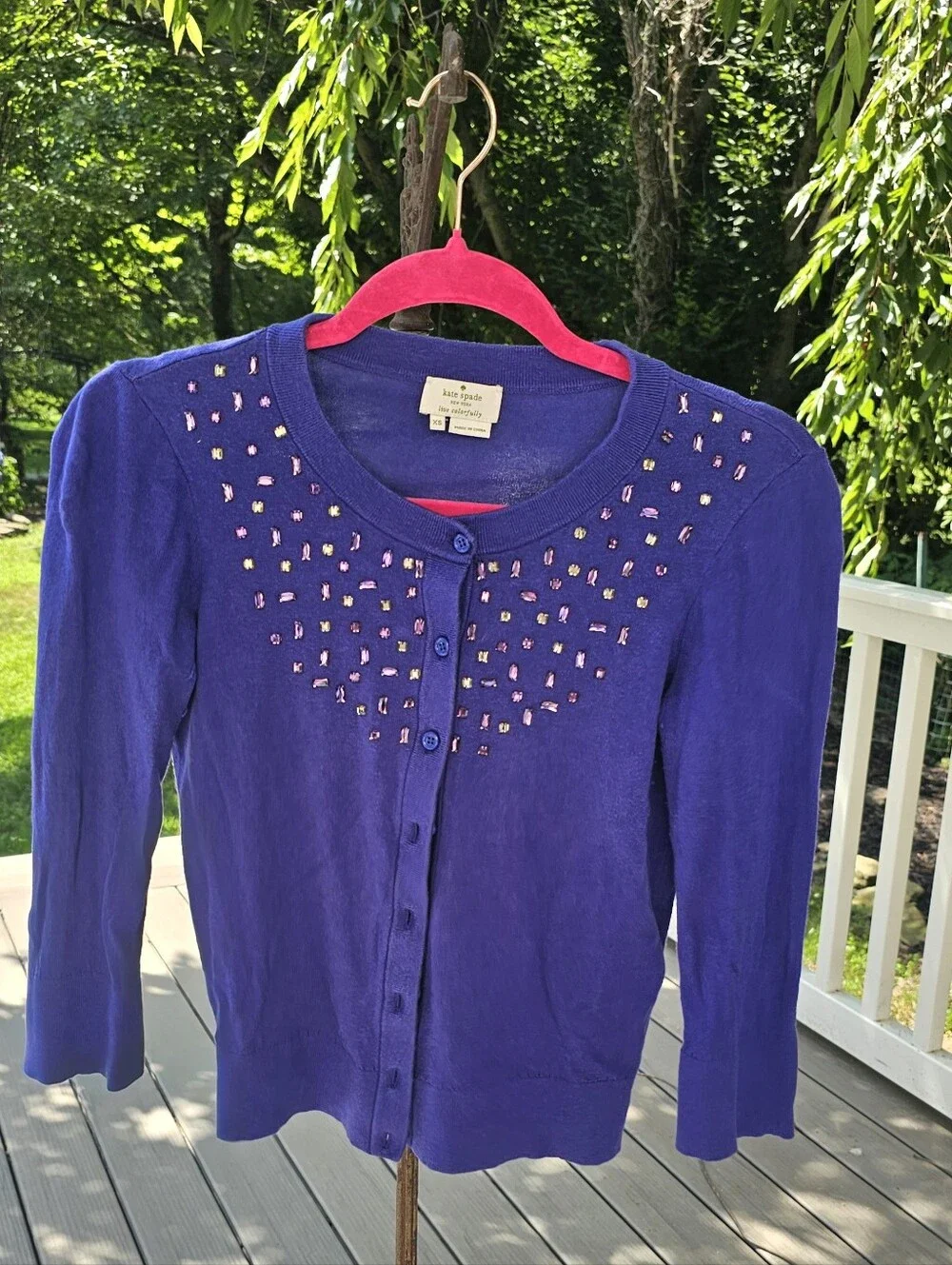 Kate Spade Tokyo Grid Cardigan